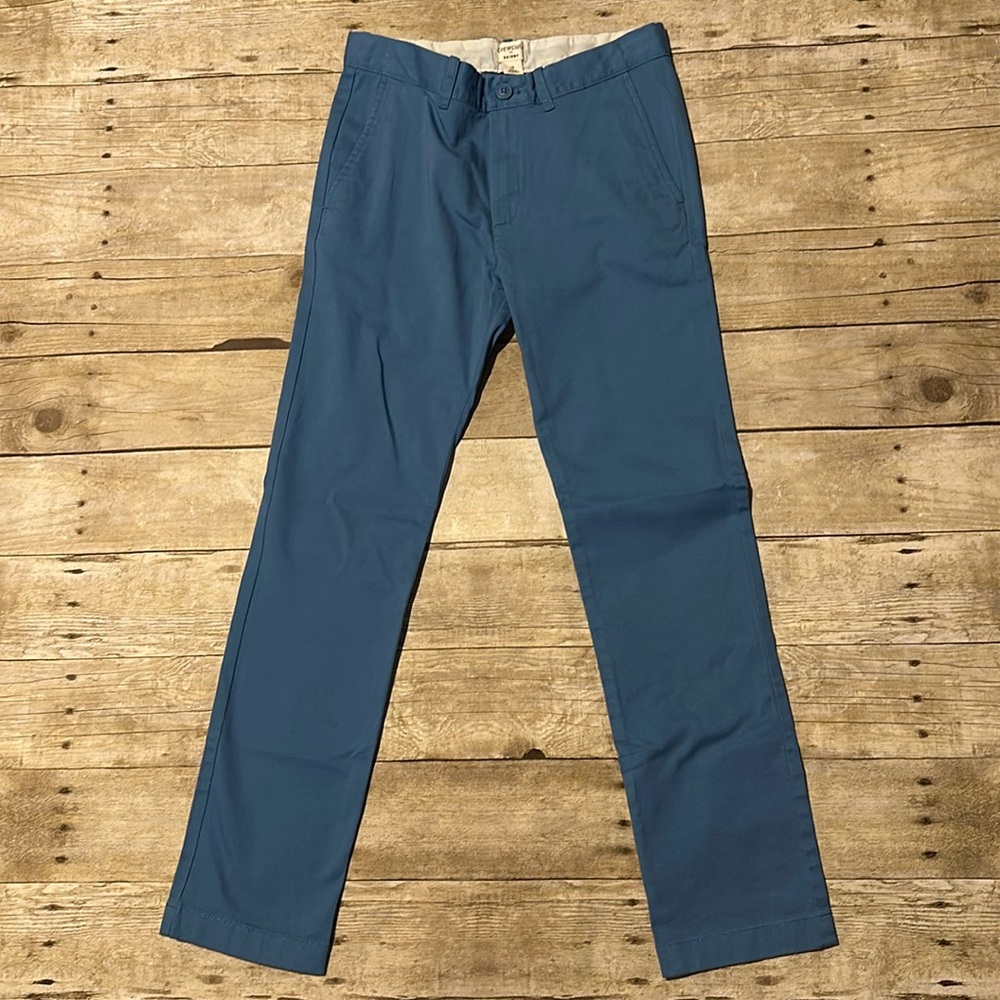 NWT boys blue skinny chino pants from J Crew